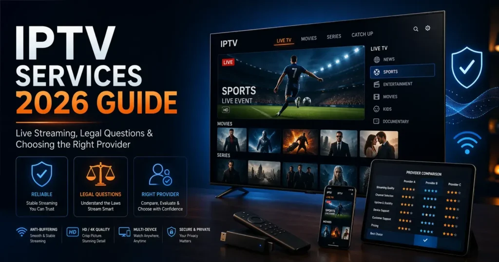 Best IPTV provider streaming live TV in 4K on a Smart TV in 2026