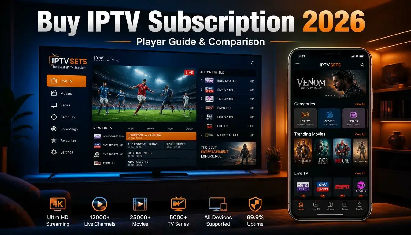 Buy IPTV subscription 2026 — best plans from €4.13 per month no contract