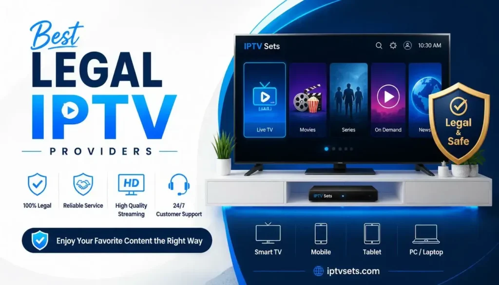Best legal IPTV providers in the USA 2026 — how to identify a legitimate IPTV service and verified providers